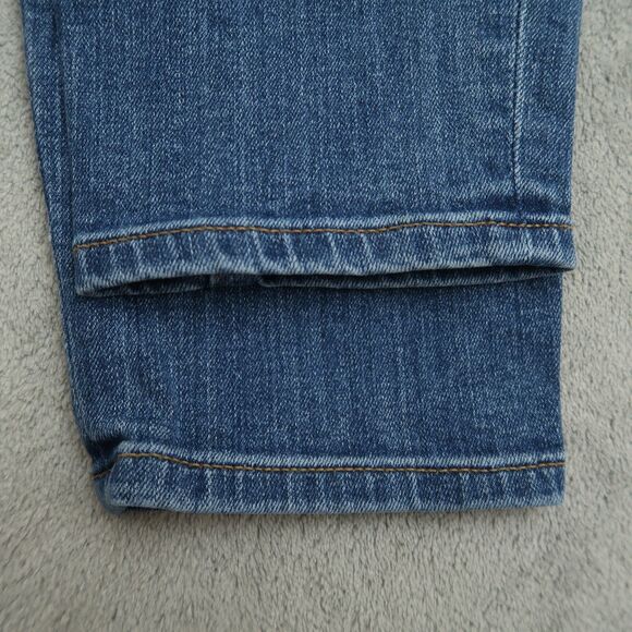 Loft Jeans Women's Size 6/28 Blue High-Waist Curvy Skinny Denim Pants 27" Inseam - Picture 14 of 16